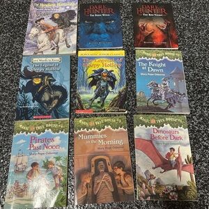 Lot of 9 Children's Books, Headless Horseman, magic tree house, dark hunter Read